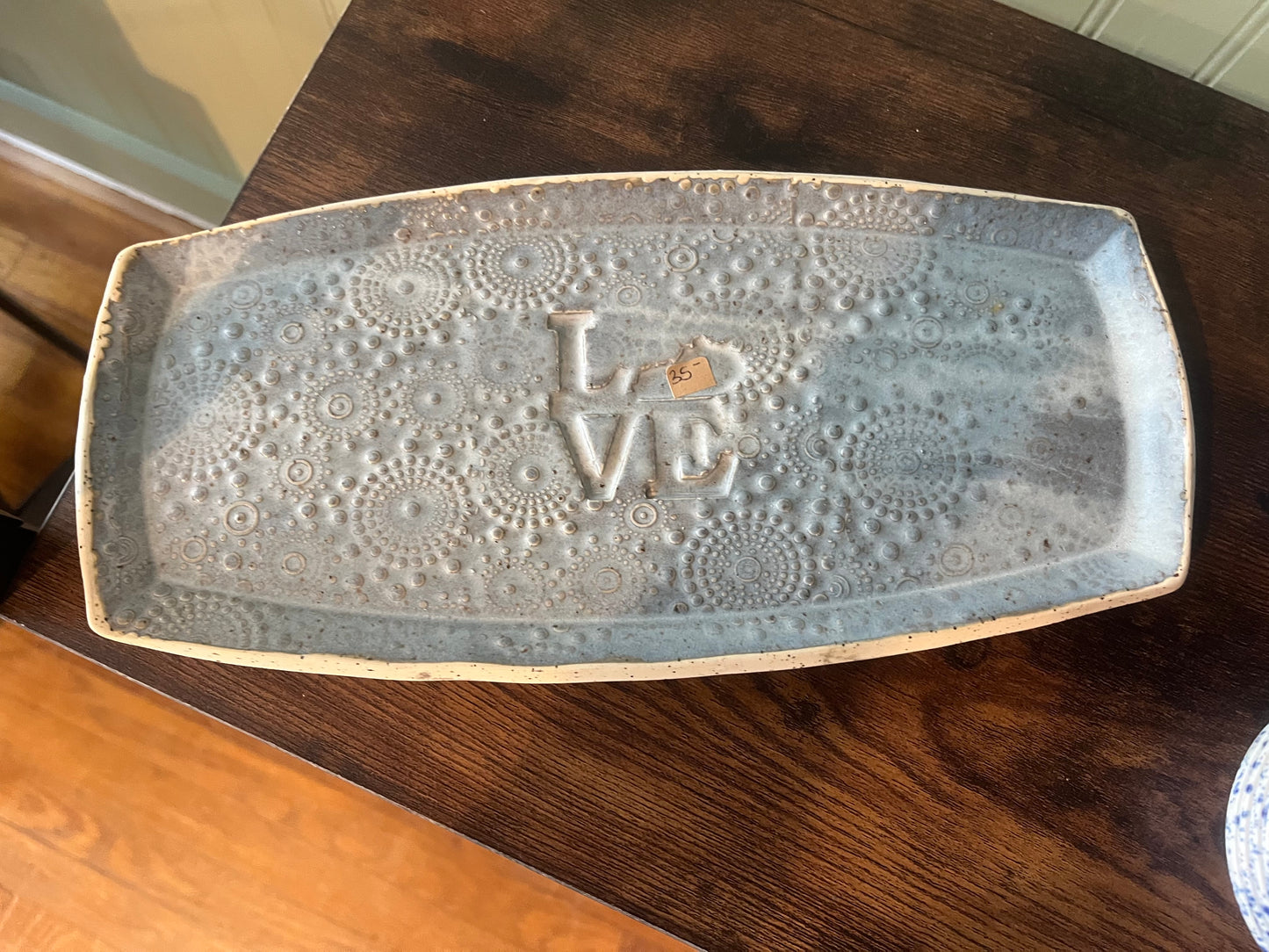 Handmade pottery tray