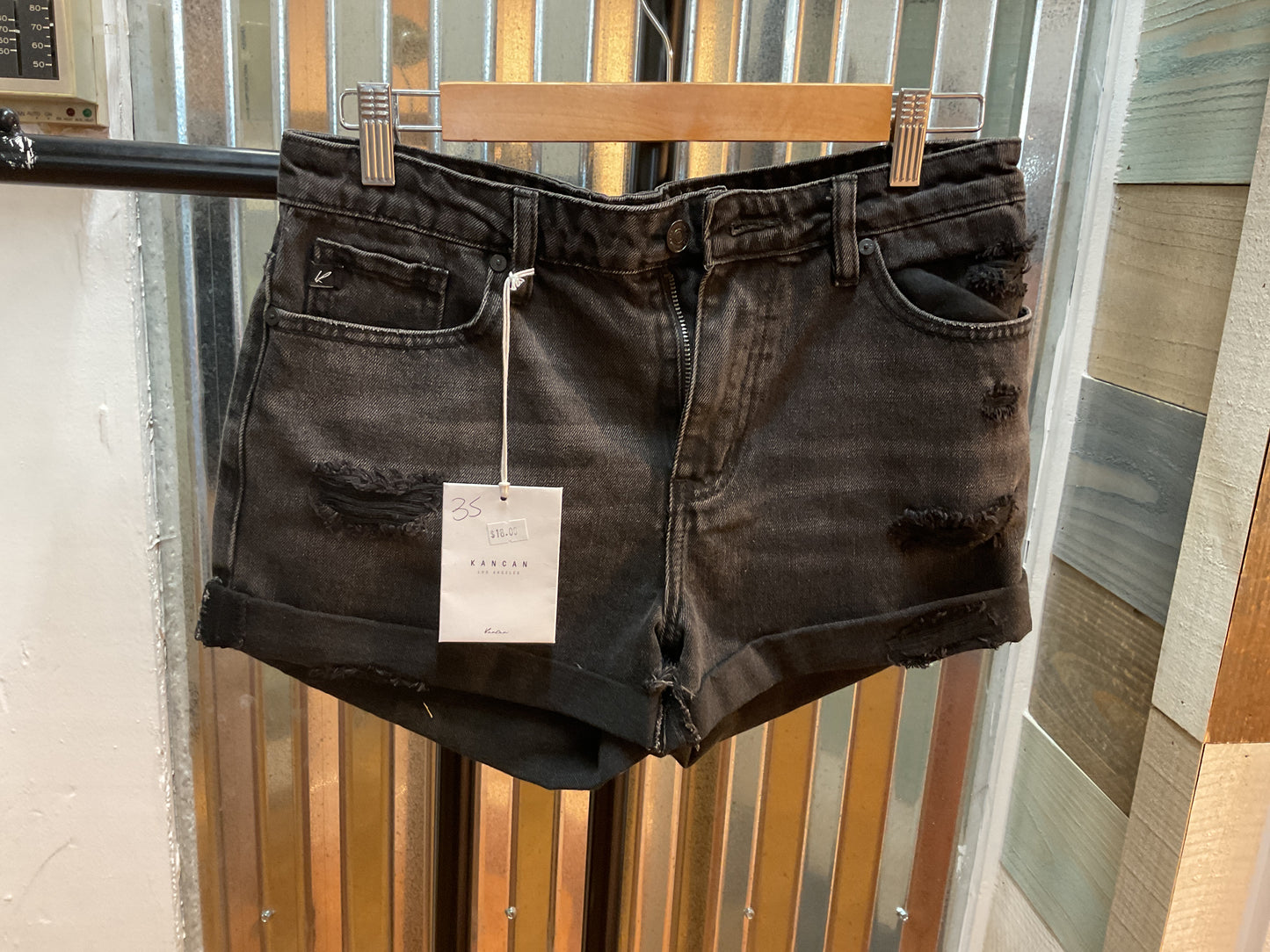Kancan high rise Jean shorts