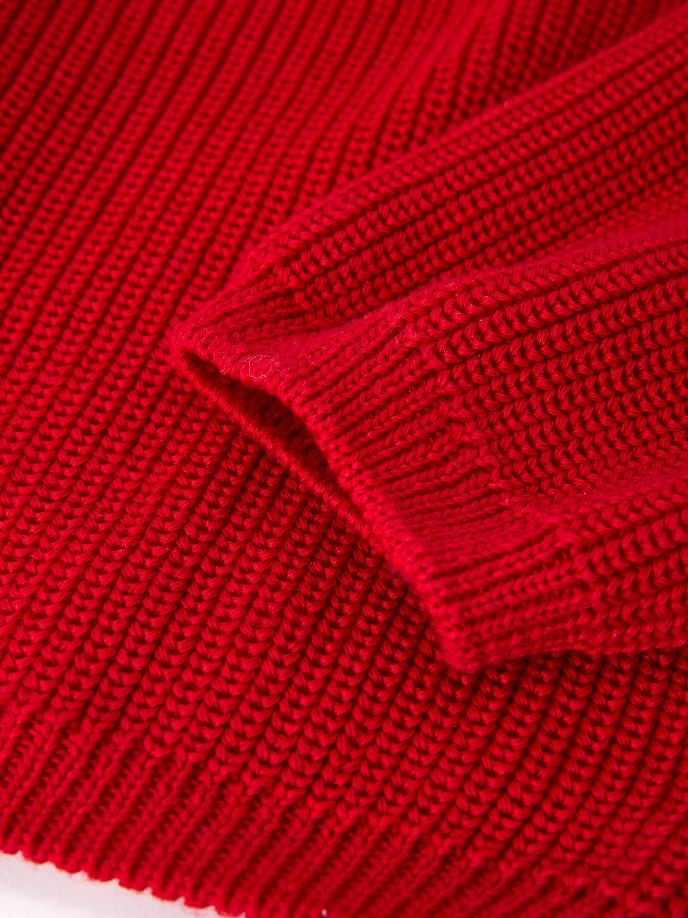 Mom and Me Winter Christmas Red "merry" Pullover Sweater: KIDS