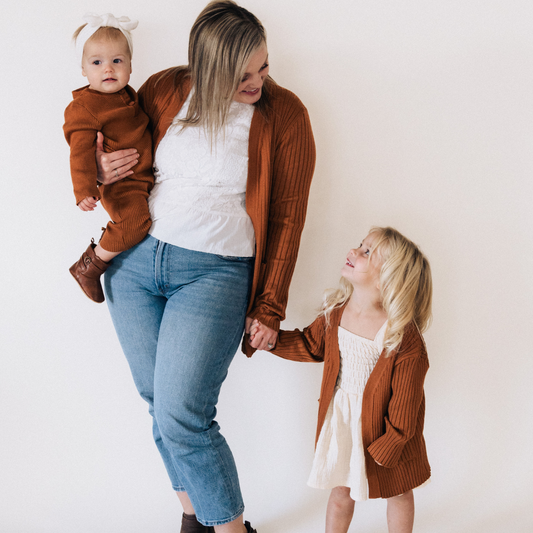 Camel Pocketed Cardigan - Women
