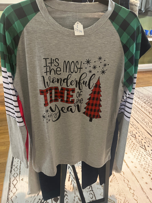 Long sleeve Christmas shirt