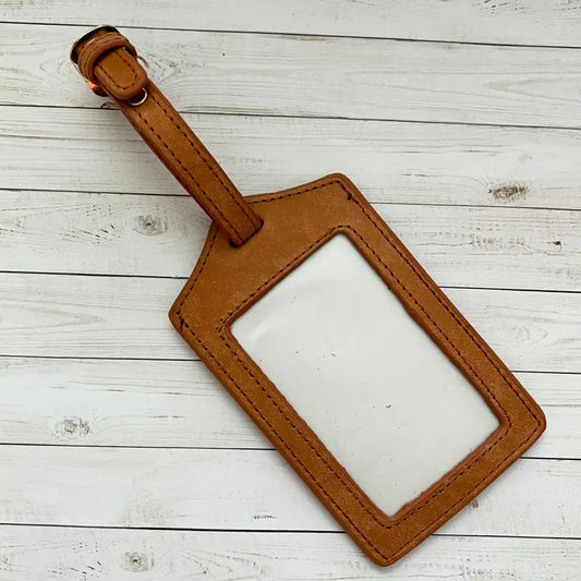 Leather Luggage Tag
