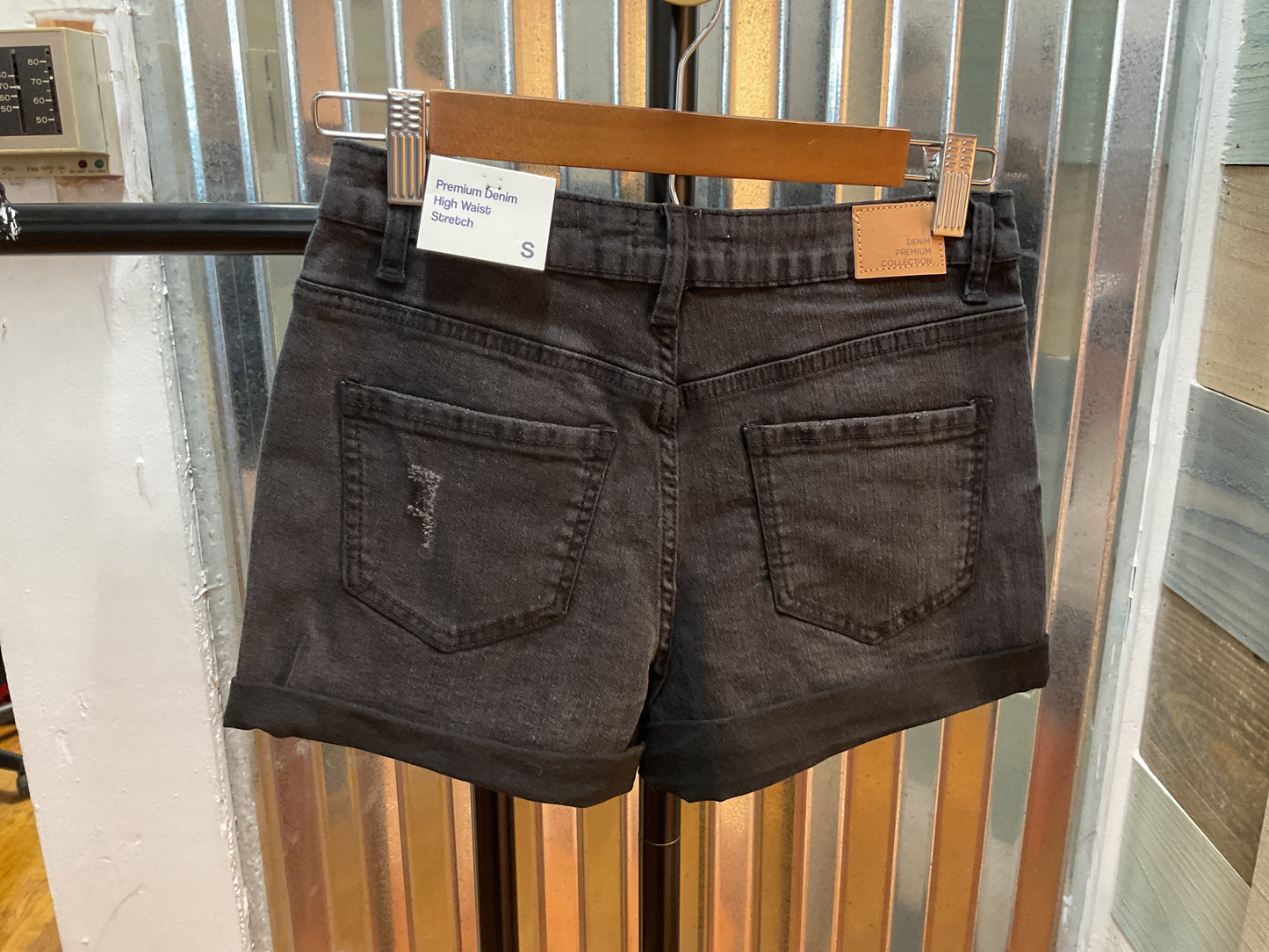 Love tree high waist jean shorts
