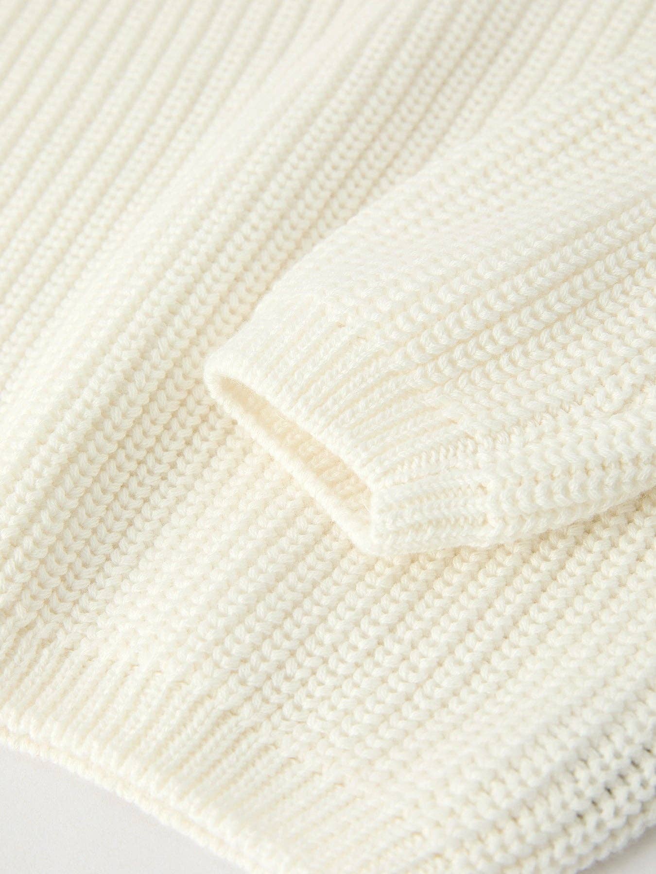 Girls Bow White Pullover Sweater