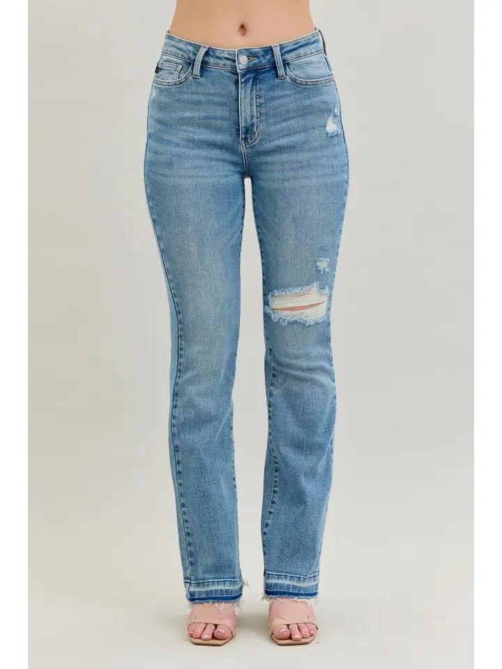 Judy Blue MR Destroy & Released Hem Bootcut