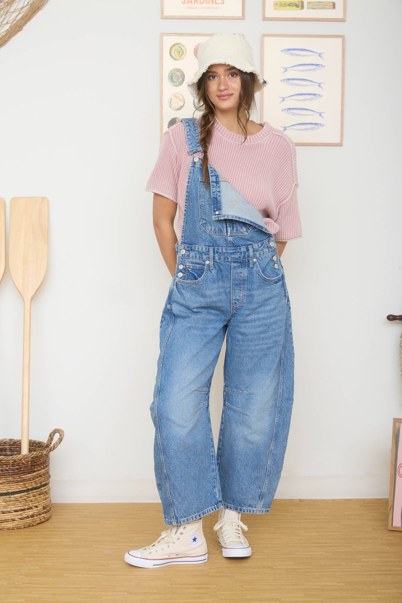 WASHED SHORT SLEEVE BOXY KNIT TOP : LIGHT OLIVE