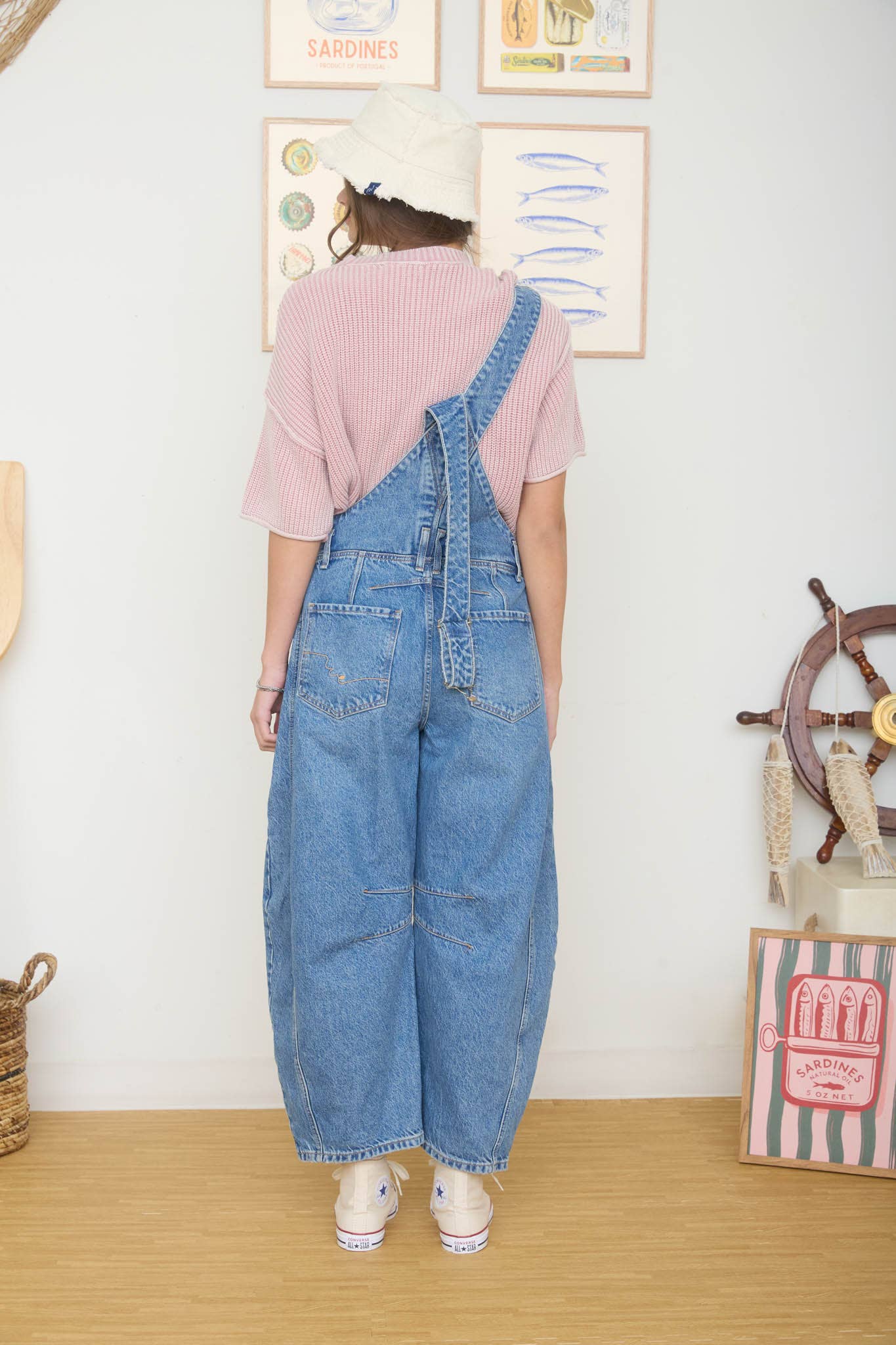 WASHED SHORT SLEEVE BOXY KNIT TOP : LIGHT OLIVE