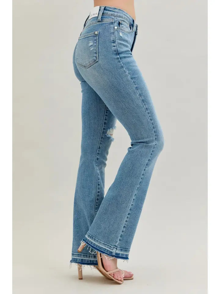 Judy Blue MR Destroy & Released Hem Bootcut