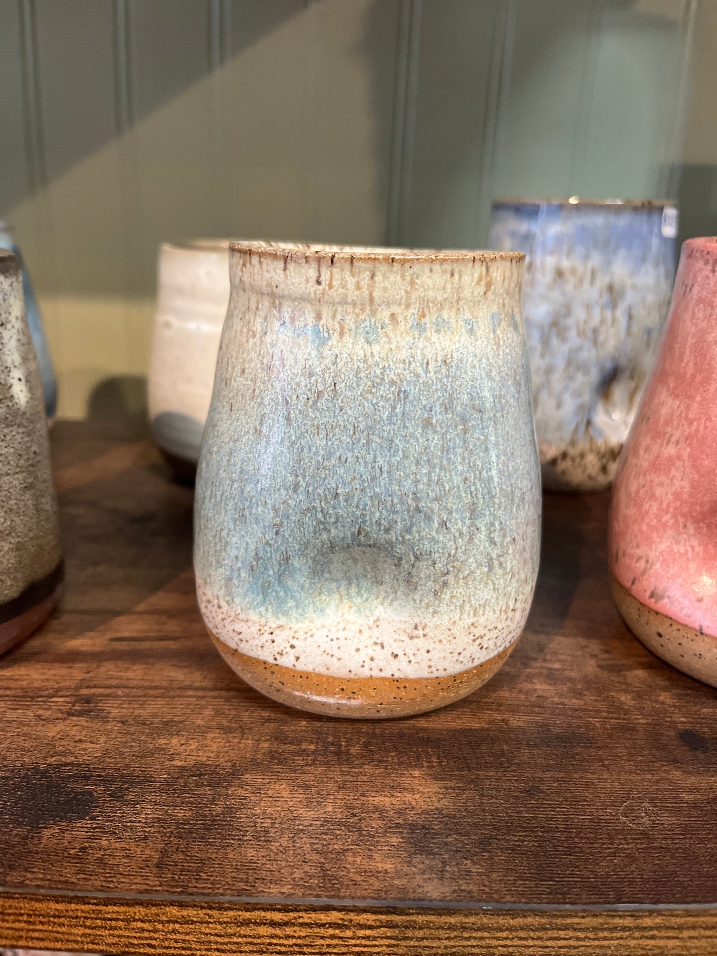 Three lick pottery Sipper Cups