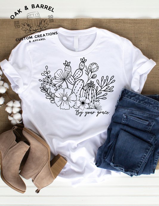 By your grace tee