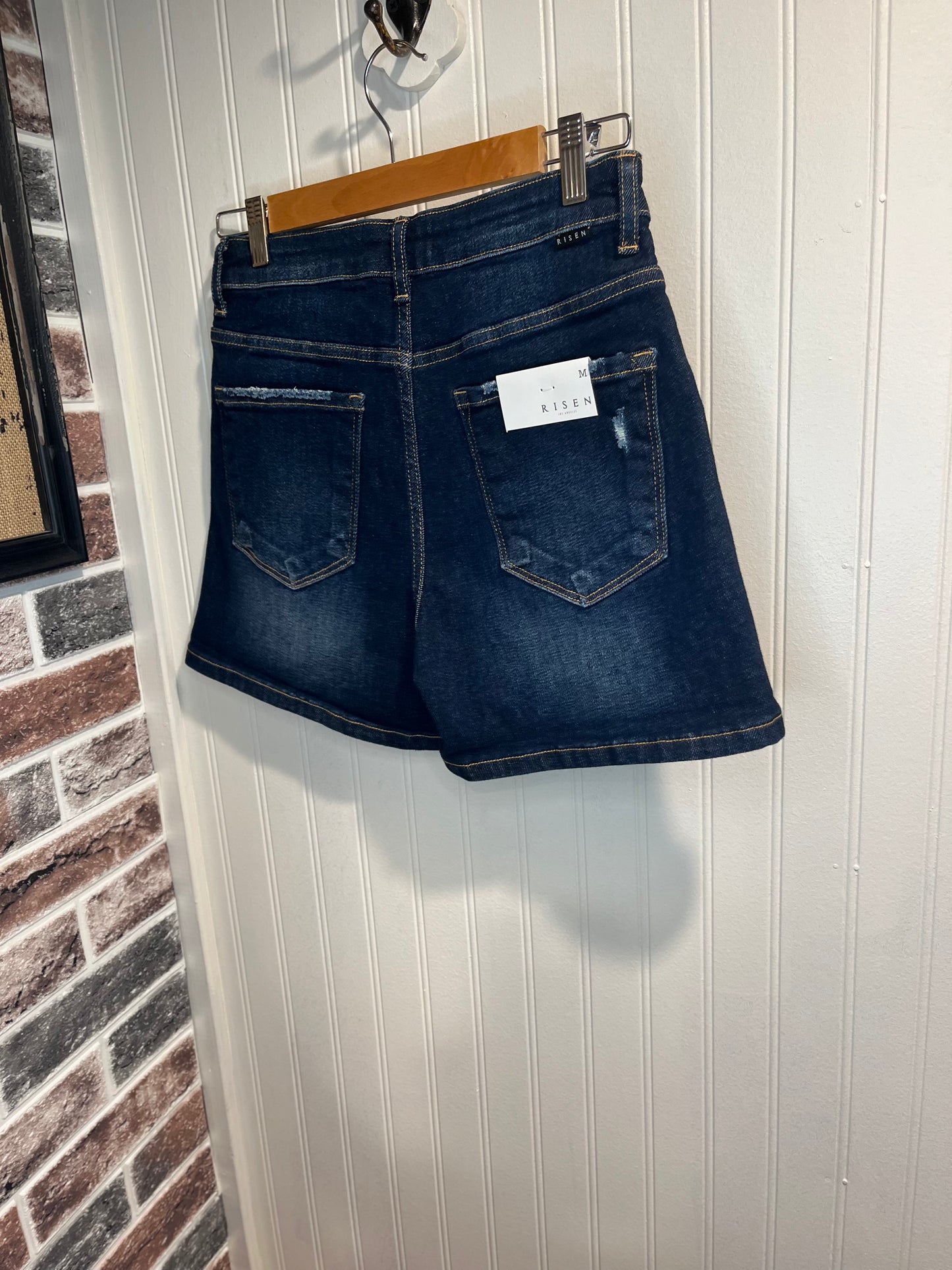 Risen Dark Wash Shorts