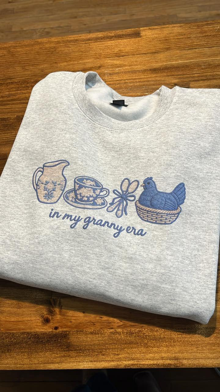 In my granny era crewneck