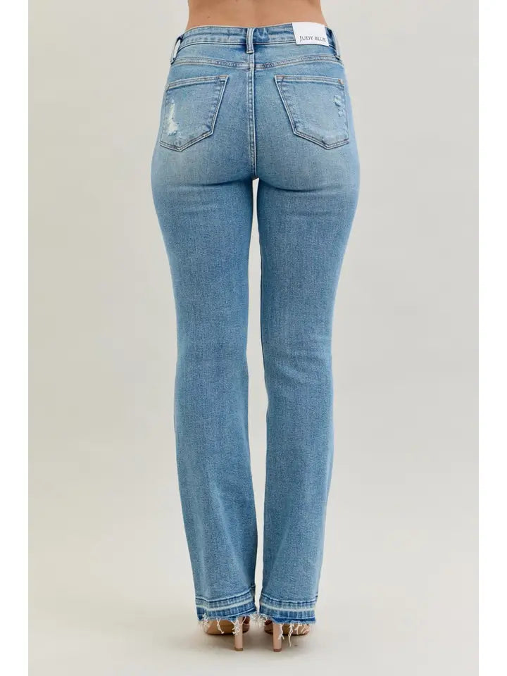 Judy Blue MR Destroy & Released Hem Bootcut